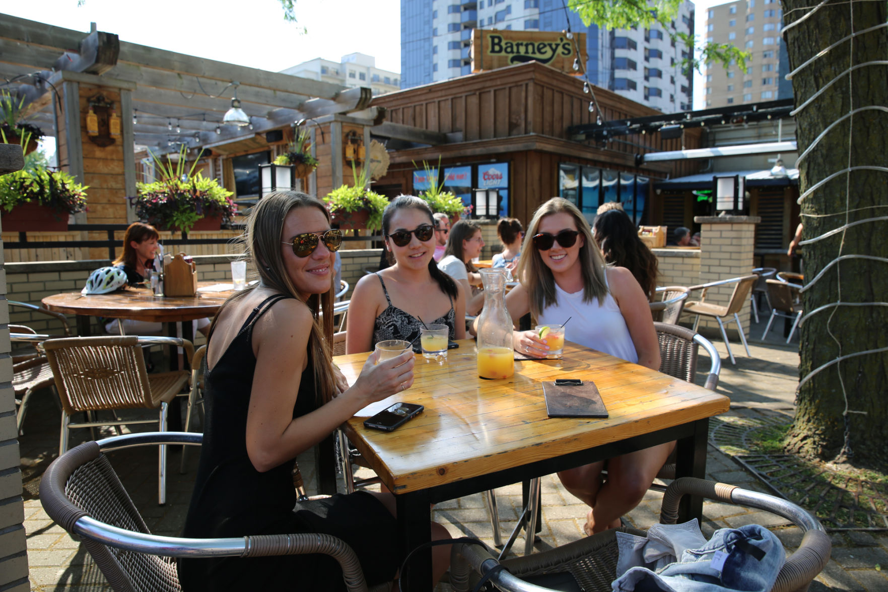 Barney's patio